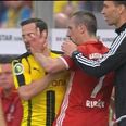 Franck Ribery almost touches brain with revolting eye gouge in German Cup final