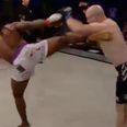 The only man to score a victory over Jon Jones was brutally knocked out on his Venator debut