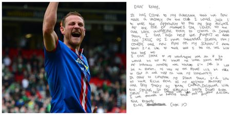 Scottish club sends brilliant reply to seven-year-old who applied for vacant manager job