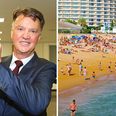 Louis van Gaal spotted looking happy and well in the sunny Algarve