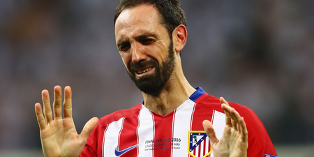 Atletico fans show their support for player who missed decisive Champions League penalty