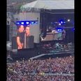 Bono joined Bruce Springsteen on stage at a massive concert in Dublin