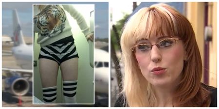 This woman was turned away from a flight because she was wearing short-shorts