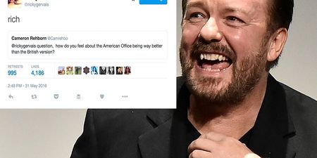 11 times Ricky Gervais had the most wicked responses on Twitter