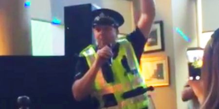 Scottish policeman belts out ‘I Will Survive’ after sorting out pub brawl – and Gloria Gaynor loves it