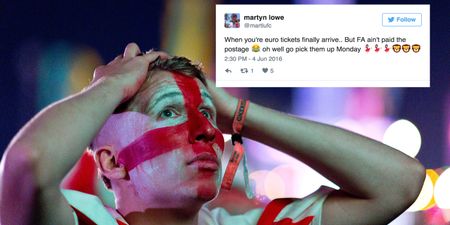 Furious fans still waiting on Euro 16 tickets are blaming the FA for not paying proper postage