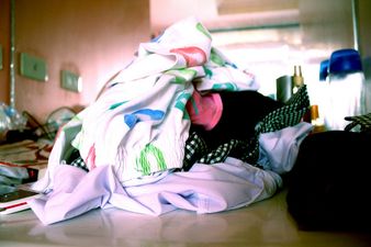 Some absolute genius has invented a laundry-folding machine