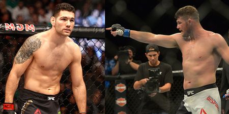 Chris Weidman fails miserably trying to beat Michael Bisping at his own game