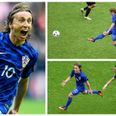 Luka Modrić’s stunning dipping volley gives Croatia the lead against Turkey