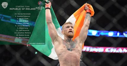 Conor McGregor offers spine-tingling message to the Republic of Ireland team