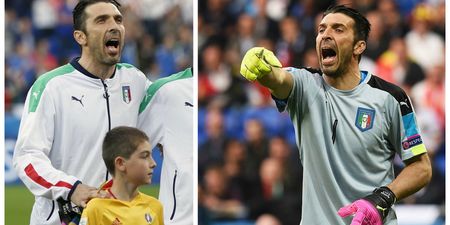 Gianluigi Buffon belting out the national anthem will make you feel as Italian as him