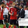 Twitter is left divided after Austria’s controversial red card