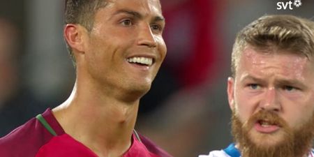 Cristiano Ronaldo snubs shirt swap from Iceland captain after final whistle