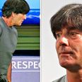 Joachim Low publicly apologies for fondling his own ballsack and sniffing it