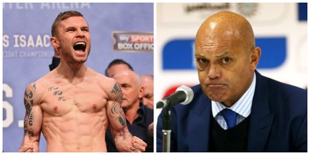 Carl Frampton mocks Ray Wilkins after Northern Ireland record famous victory