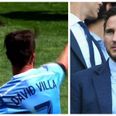 David Villa gave Frank Lampard a right bollocking despite scoring