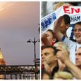 England fans weren’t shy about letting the Eiffel Tower know exactly what they think of it