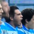Argentina U20s jump the passion shark during national anthem