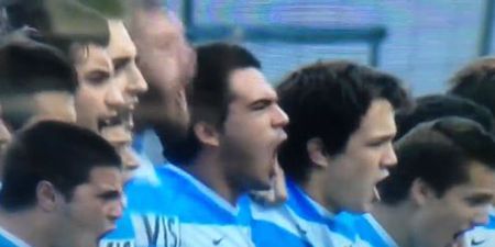 Argentina U20s jump the passion shark during national anthem