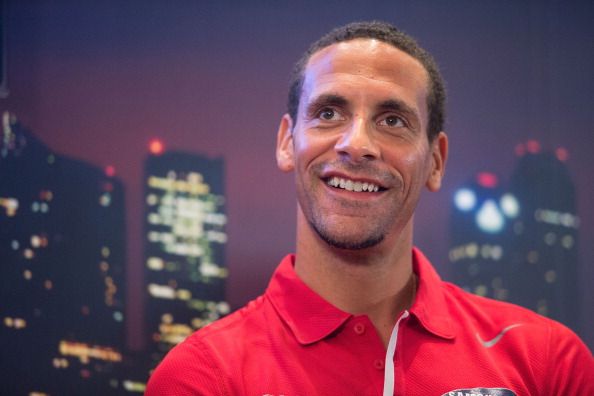 SINGAPORE - MAY 15: Rio Ferdinand of Manchester United attends a press conference on May 15, 2014 in Singapore. (Photo by Nicky Loh/Getty Images)