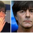 Now Joachim Low decides to scratch and sniff another sweaty part of his anatomy