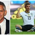 The German team’s twitter account is trolling Gary Lineker with Thomas Muller’s face
