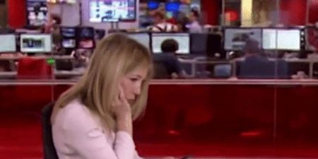 BBC News anchor caught texting live on camera as broadcast begins