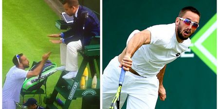Watch Viktor Troicki completely lose it during Wimbledon meltdown