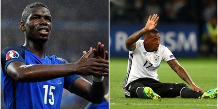 Paul Pogba showed a touch of class to Jerome Boateng as he went off injured