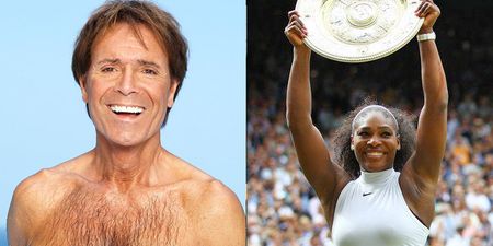 Cliff Richard surprising Serena Williams is the creepiest thing you’ll see all day