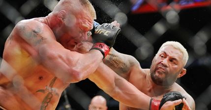 Mark Hunt and Brock Lesnar’s faces say it all after brutal UFC 200 slog