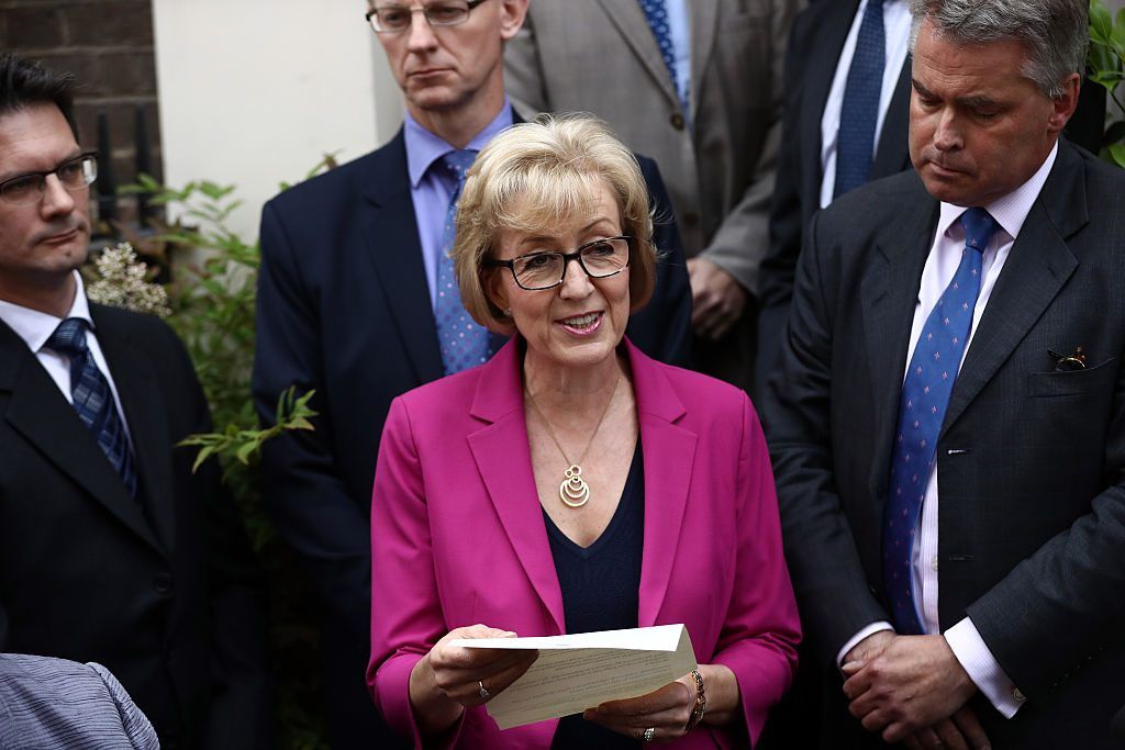 Andrea Leadsom Pulls Out Of The Conservative Leadership Race