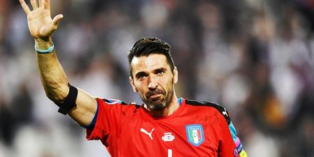 Gianluigi Buffon confirms legend status by joining in with a kids’ kickabout on his holidays