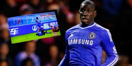 Former Chelsea striker Demba Ba suffers horrific leg break