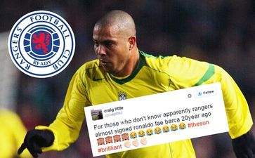 Rangers almost signed original Ronaldo as a 21-year-old thanks to a ridiculous contract clause