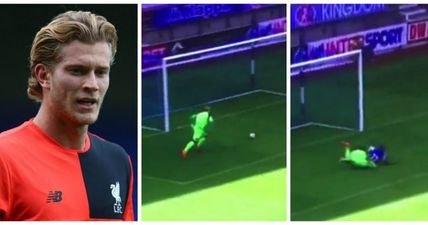 Loris Karius responds perfectly after being mocked for mistake at Wigan