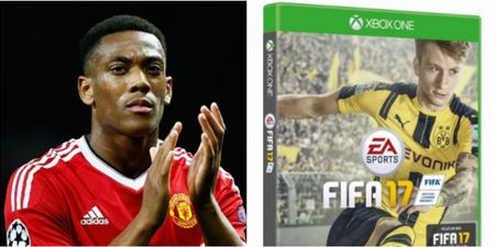 Manchester United fans aren’t happy Anthony Martial didn’t get the FIFA 17 cover