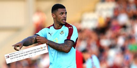 Burnley striker accuses his own fans of racism during friendly