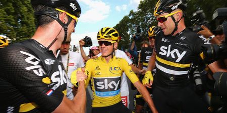 Watch Triple Tour Champion Chris Froome pay tribute to victims of Nice attacks in emotional victory speech