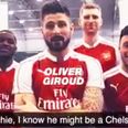 Arsenal players help Chelsea fan win over his Gooner father-in-law