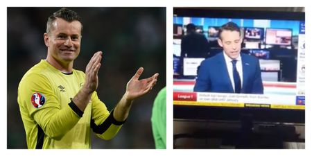 Watch two Sky Sports News presenters try (and fail) to read Shay Given’s Irish message