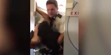 This pilot is being hailed as a hero after tackling a violent passenger to the ground