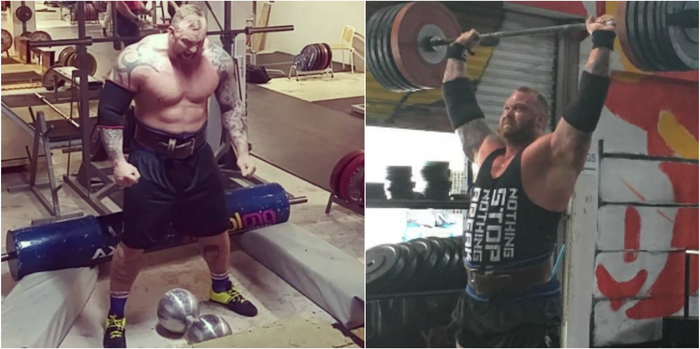 Strongman Eddie Hall Just Lifted a Kettlebell With His Balls