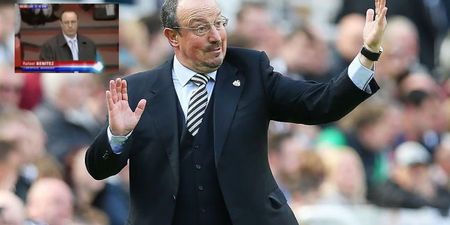 Rafa Benitez’s magic hands make a return to Sky Sports