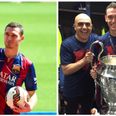 Looks like Thomas Vermaelen’s days of hoovering up trophies with Barca are over