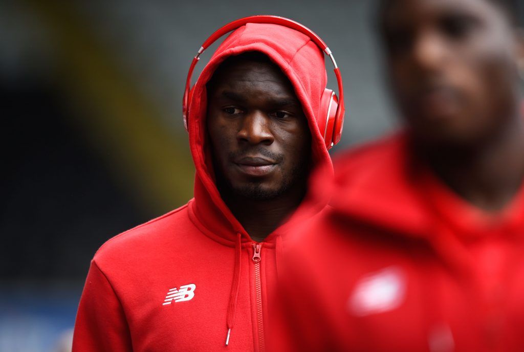 SWANSEA, WALES - MAY 01: Christian Benteke of Liverpool arrives for the Barclays Premier League match between Swansea City and Liverpool at The Liberty Stadium on May 1, 2016 in Swansea, Wales. (Photo by Stu Forster/Getty Images)