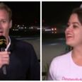 Watch the moment a hen party crashed the BBC’s Olympic coverage