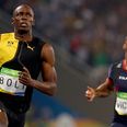 Watch as Usain Bolt wins the 100m Olympic final in style