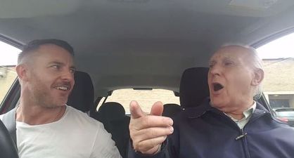 This guy did Carpool Karaoke with his dad who has Alzheimer’s, and it’s really something special