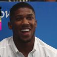 Anthony Joshua does well not to knock out a BBC interviewer ignoring him during interview